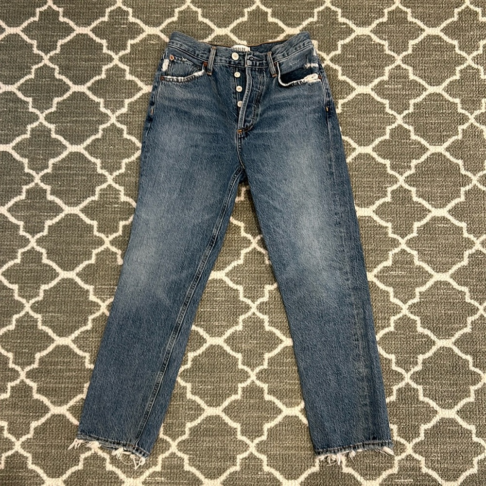 Agolde Riley High Rise Crop